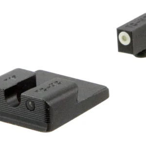 TruGlo TG231T2W Tritium Pro  Black | Green Tritium White Outline Front Sight Green Tritium Rear Sight