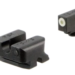 TruGlo TG231W3W Tritium Pro  Black | Green Tritium White Outline Front Sight Green Tritium Rear Sight