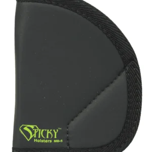 Sticky Holsters MD5 MD-5  Black/Green Latex Free Rubber Fits Ruger LCR/S&W J-Frame Ambidextrous