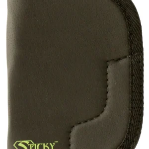 Sticky Holsters LG4 LG-4  Black/Green Latex Free Rubber Fits Lg Revolvers up to 3" Ambidextrous