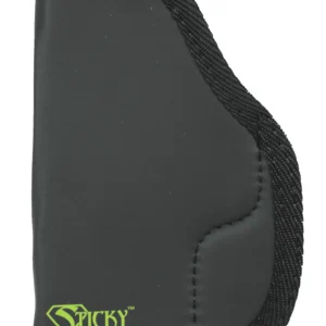 Sticky Holsters LG6S LG-6S  Black/Green Latex Free Rubber Fits Compact/Med Auto Ambidextrous