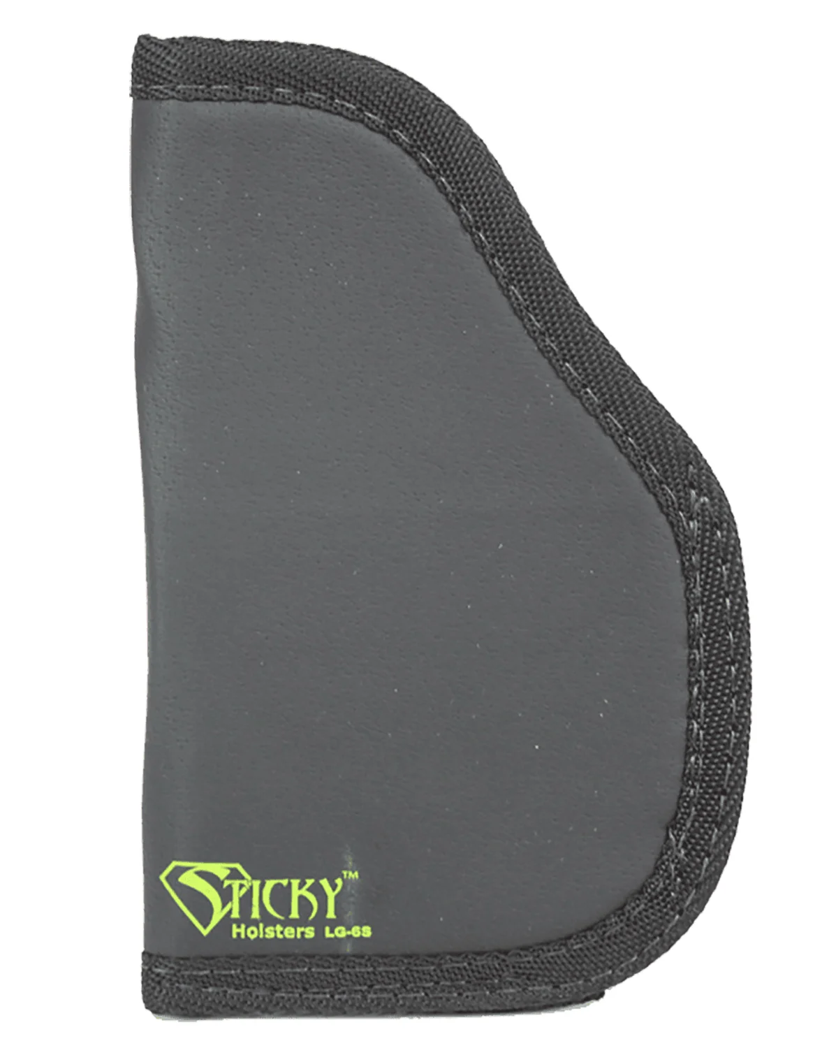 Sticky Holsters LG6SMOD LS LG-6S Black/Green Latex Free Rubber Fits 3-4" Large Auto w/Laser Ambidextrous