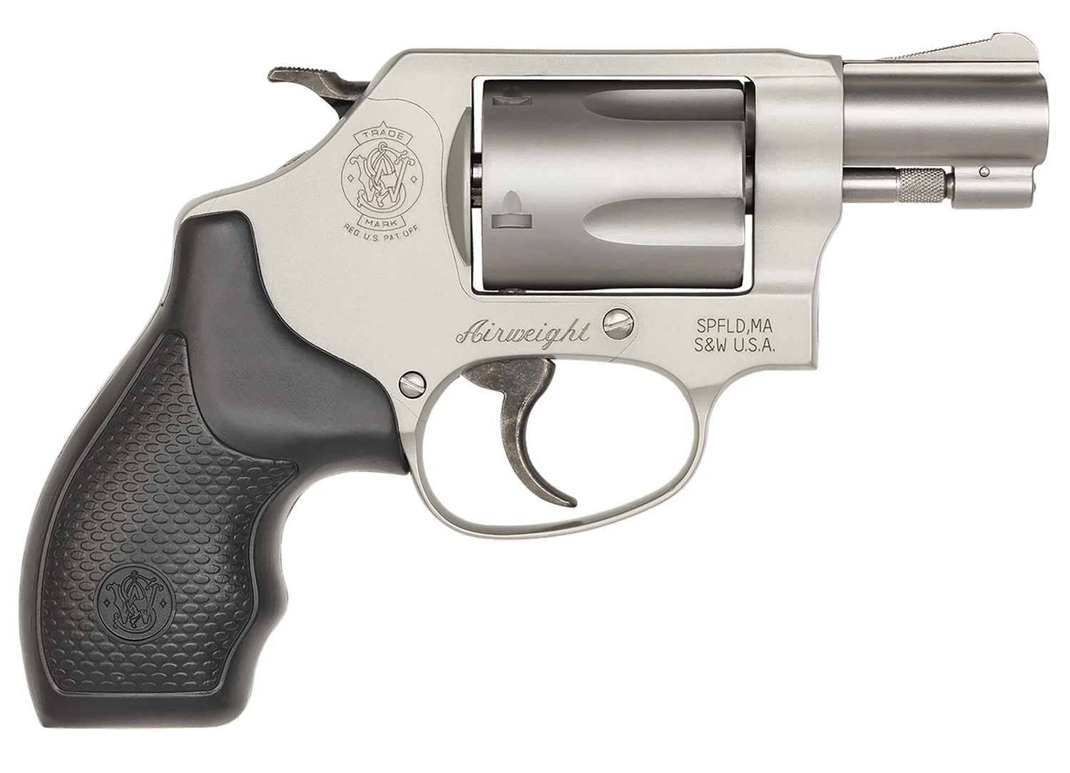 Smith & Wesson 163050 Model 637 *CA Compliant 38 S&W Spl +P 5 Shot 1.88" Stainless Steel Barrel/Cylinder, Matte Silver Aluminum Alloy J-Frame, Integral Front Sight, Internal Lock