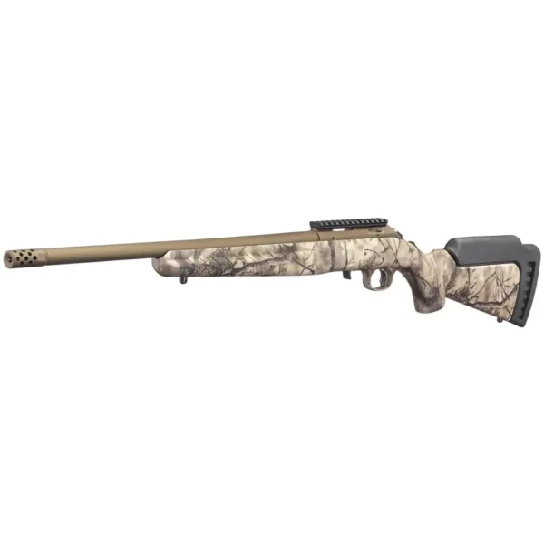 RUGER AMERICAN RIMFIRE FULL SIZE 22LR RFL BB/GO WILD CAMO 18" T.B. 9+1