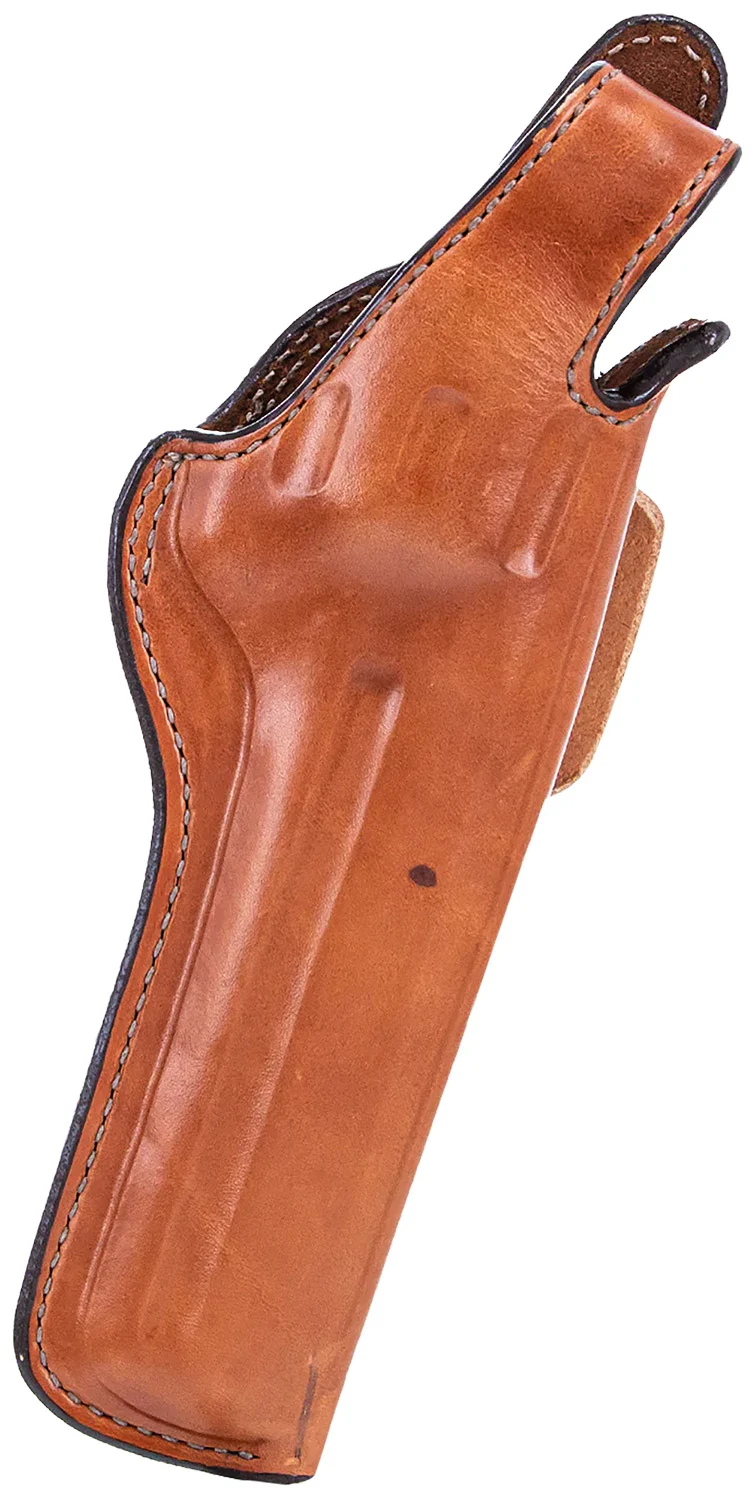 Bianchi 10323 5BHL Thumbsnap OWB Size 11 Tan Leather Belt Loop Fits S&W N Frame/Colt Anaconda 6-6.5" Barrel Right Hand