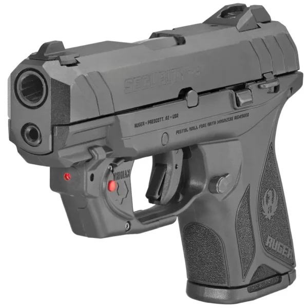 RUGER SECURITY-9MM 3.4" PSTL BLK/BLK 10+1 MS W/ VIR LSR