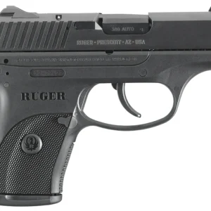 Ruger 3253 LC380 *CA Compliant 380 ACP 7+1 3.12" Black Steel Barrel, Black Oxide Serrated Steel Slide, Black Polymer Frame, Black Polymer Grip, Right Hand