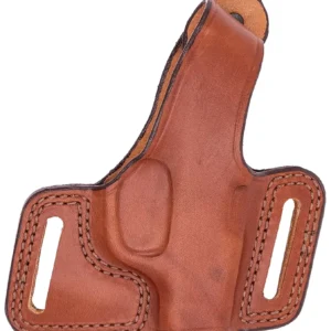 Bianchi 16862 Black Widow  OWB Size 15 Tan Leather Belt Slide Compatible w/Glock 20/21/29/30/37.