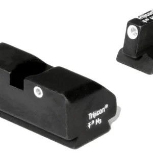 Trijicon 600188 Bright & Tough Night Sights  Green/Tritium White Outline Front Sight-Green/Tritium White Outline Rear Sight Desert Eagle