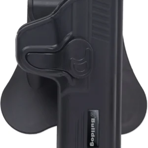 Bulldog RRG43 Rapid Release OWB Black Polymer Paddle Fits Glock 43 Right Hand