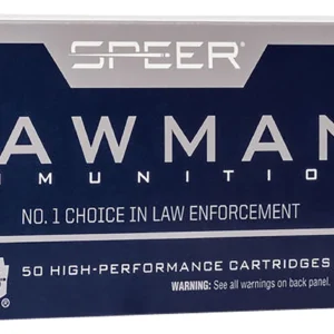 Speer 53620 Lawman  9mmLuger 147gr Total Metal Jacket Round Nose 50 Per Box/20 Case