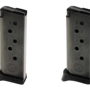 Ruger 90643 LCP Value Pack 6rd 380 ACP Blued Steel 2 Per Pack