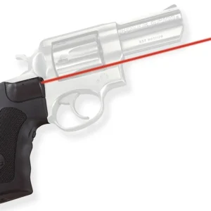 Crimson Trace 011790 Lasergrips  Fits Ruger Alaskan/GP100/Super Redhawk, Red Laser 633nM Wavelength 5mW Output, Black Polymer