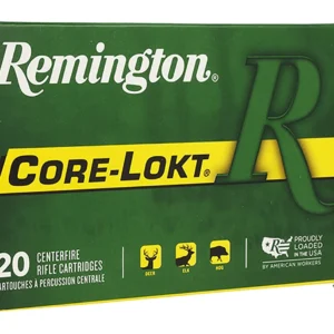 Remington Ammunition 27657 Core-Lokt  6.5Creedmoor 140gr Pointed Soft Point Core-Lokt 20 Per Box/10 Case