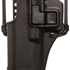 Blackhawk 410520BKL Serpa CQC  OWB Size 20 Matte Black Polymer Belt Loop/Paddle Fits S&W J Frame Fits 2" Barrel Left Hand