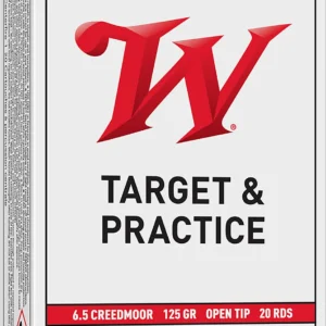 Winchester Ammo USA65CM USA  6.5Creedmoor 125gr Open Tip Range 20 Per Box/10 Case