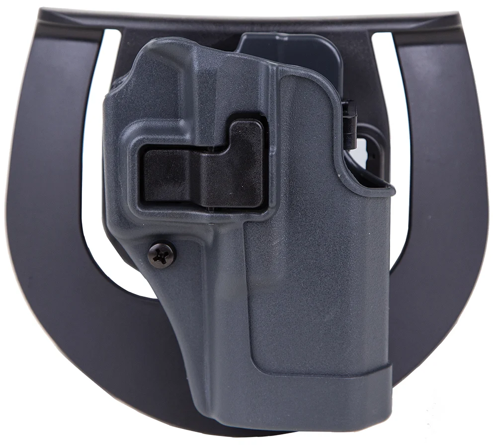Blackhawk 413502BKR Serpa CQC Sportster OWB Gun Metal Gray Polymer Paddle Compatible w/Glock 19/23/32/36/45 Right Hand