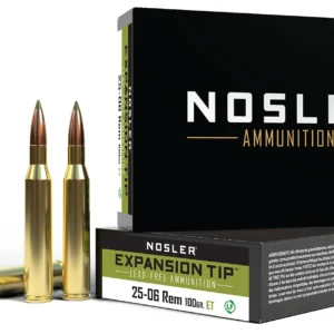 Nosler 40238 E-Tip  25-06Rem 100gr E Tip Lead Free 20 Per Box/10 Case
