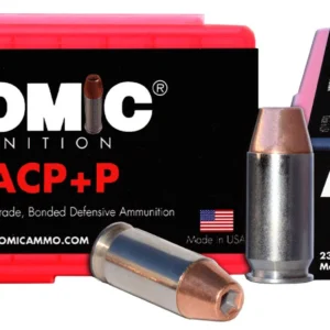 Atomic Ammunition 00433 Pistol Precision Craft 45ACP +P 230gr Bonded Match Hollow Point 50 Per Box/10 Case