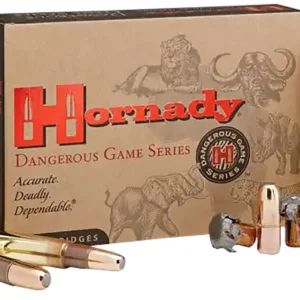 Hornady 82334 Dangerous Game 375H&HMag 300gr DGX Bonded 20 Per Box/6 Case