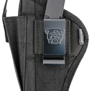 Bulldog FSN8 Extreme  OWB Black Nylon Belt Loop/Clip Fits Glock 20/21 Fits 3.50-5" Barrel Ambidextrous