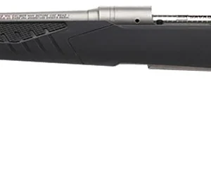 Savage Arms 57059 110 Storm Full Size 300 Win Mag 3+1 24" Matte Button-Rifled Barrel, Matte Drilled & Tapped Stainless Steel Receiver, AccuStock Matte Gray Synthetic Stock, Left Hand