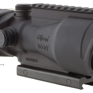 Trijicon 100002 ACOG  Black Hardcoat Anodized 6x 48mm Illuminated Red Chevron .308/7.62 Reticle