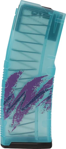 AMEND2 AR-15 MAGAZINE 5.56X45 - 30RD POLY MODC TEAL JAZZ