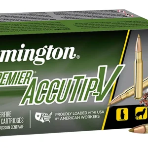Remington Ammunition 29192 Premier Accutip-V 223Rem 55gr AccuTip V 20 Per Box/10 Case