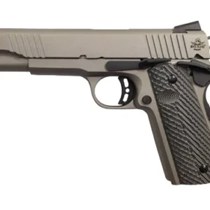 Rock Island Armory 56419 Rock Standard M1911 A1 FS 5" 45ACP 8+1 Gun Metal Gray Cerakote