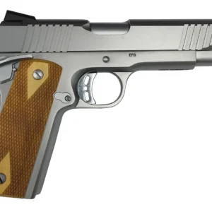 Rock Island Armory 56828 Rock Stainless Standard 1911 FS 9mm 5" 10+1 Stainless/Wood