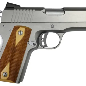 Rock Island Armory 56829 Rock Stainless Standard 1911 CS 9mm 3.6" 8+1 Stainless/Wood
