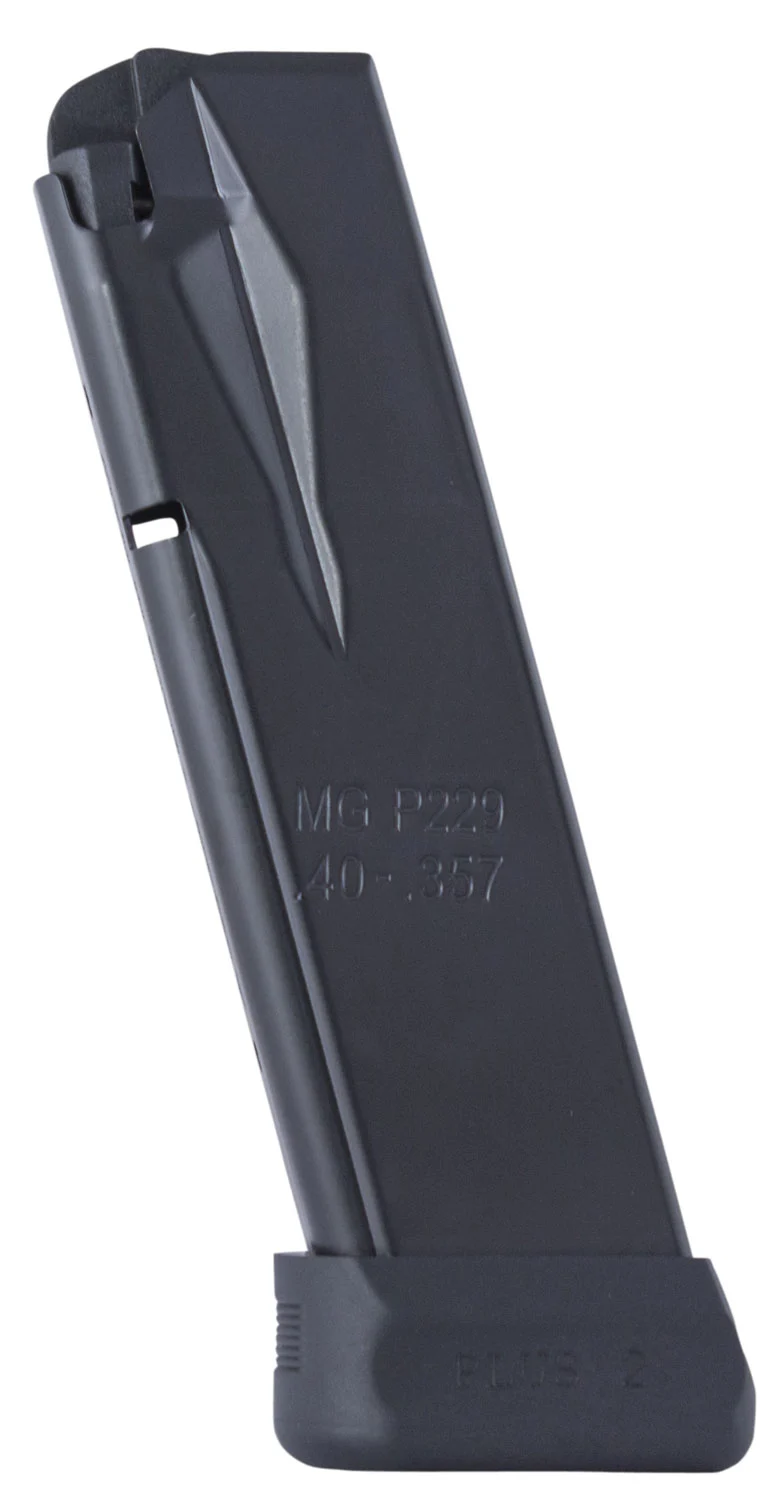 Mec-Gar MGP2294014AFC Sig P229 14rd 40 S&W, Blued w/Anti-Friction Coating Carbon Steel