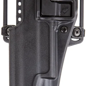 Blackhawk 410503BKL Serpa CQC  OWB Size 03 Matte Black Polymer Belt Loop/Paddle Fits 1911 Government & Clones Left Hand