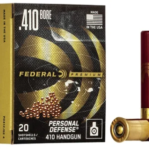 Federal PD412JGE4 Premium Personal Defense 410 Gauge 2.50" 4 Shot 7/16oz 20 Per Box/10 Case