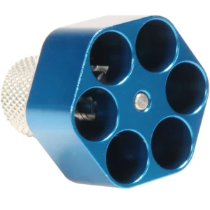 Pachmayr 02652 Competition Speedloader made of Aluminum with Blue Finish for S&W K Frame Holds up to 6rds