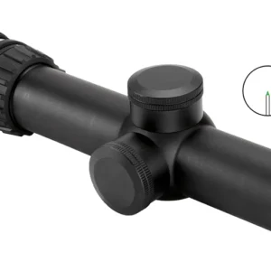 Trijicon 200057 AccuPoint  Black Hardcoat Anodized 1-4x 24mm 30mm Tube Illuminated Green Triangle Post Reticle