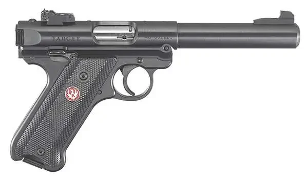 RUGER MARK IV TRGT 22LR 5.5" BLUED BLK GRP ADJ SGHT 10RD