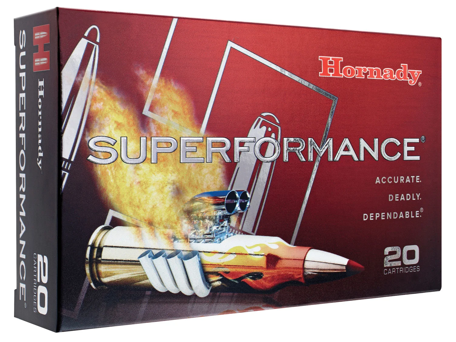 Hornady 81453 Superformance 25-06Rem 117gr Super Shock Tip 20 Per Box/10 Case