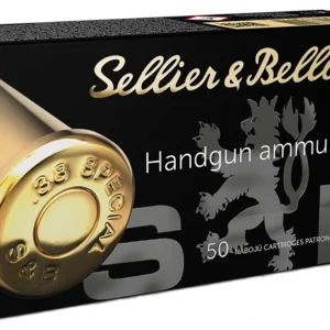 Sellier & Bellot SB38A Handgun  38Special 158gr Lead Round Nose 50 Per Box/20 Case