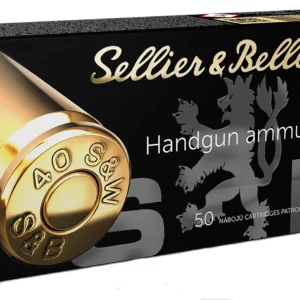 Sellier & Bellot SB40B Handgun  40S&W 180gr Full Metal Jacket 50 Per Box/20 Case