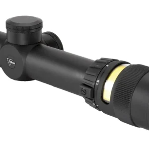 Trijicon 200052 AccuPoint  Black Hardcoat Anodized 1-4x 24mm 30mm Tube Illuminated Amber Triangle Post Reticle