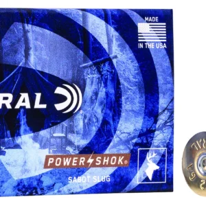 Federal F127SS2 Power-Shok Shotshell 12Gauge 2.75" 1oz SabotSlug Shot 5 Per Box/50 Case