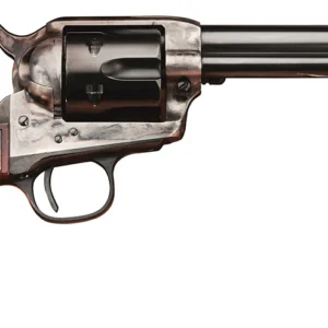 Taylors & Company 4109DE Smoke Wagon Deluxe 45 Colt (LC) 6rd 4.75" Blued Cylinder & Barrel Color Case Hardened Steel Frame Checkered Walnut Grip