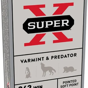 Winchester Ammo X2431 Super X 243Win 80gr Jacketed Soft Point 20 Per Box/10 Case