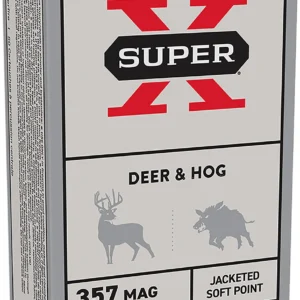 Winchester Ammo X3575P Super X  357Mag 158gr Jacketed Soft Point 50 Per Box/10 Case