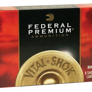 Federal P158000 Premium Magnum 12Gauge 3" 10Pellets 000BuckShot 5 Per Box/50 Case