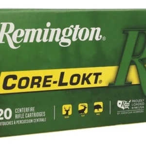 Remington Ammunition 27844 Core-Lokt  308Win 180gr Soft Point Core-Lokt 20 Per Box/10 Case