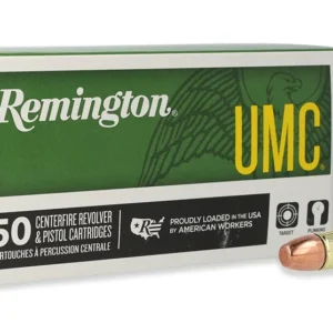 Remington Ammunition 23722 UMC  38Super+P 130gr Full Metal Jacket 50 Per Box/10 Case