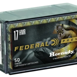 Federal P771 Premium Varmint & Predator 17HMR 17gr Hornady V-Max 50 Per Box/60 Case